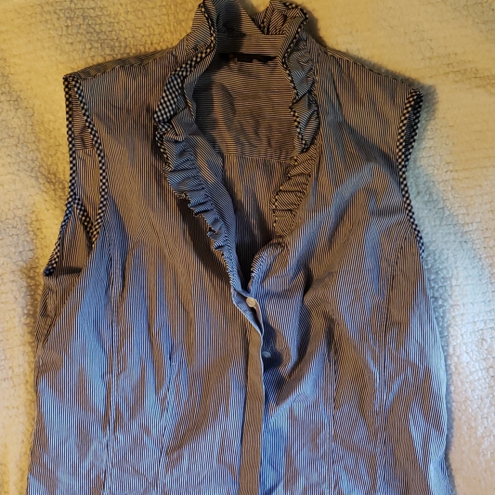 Brooks Brothers sleeveless shell
